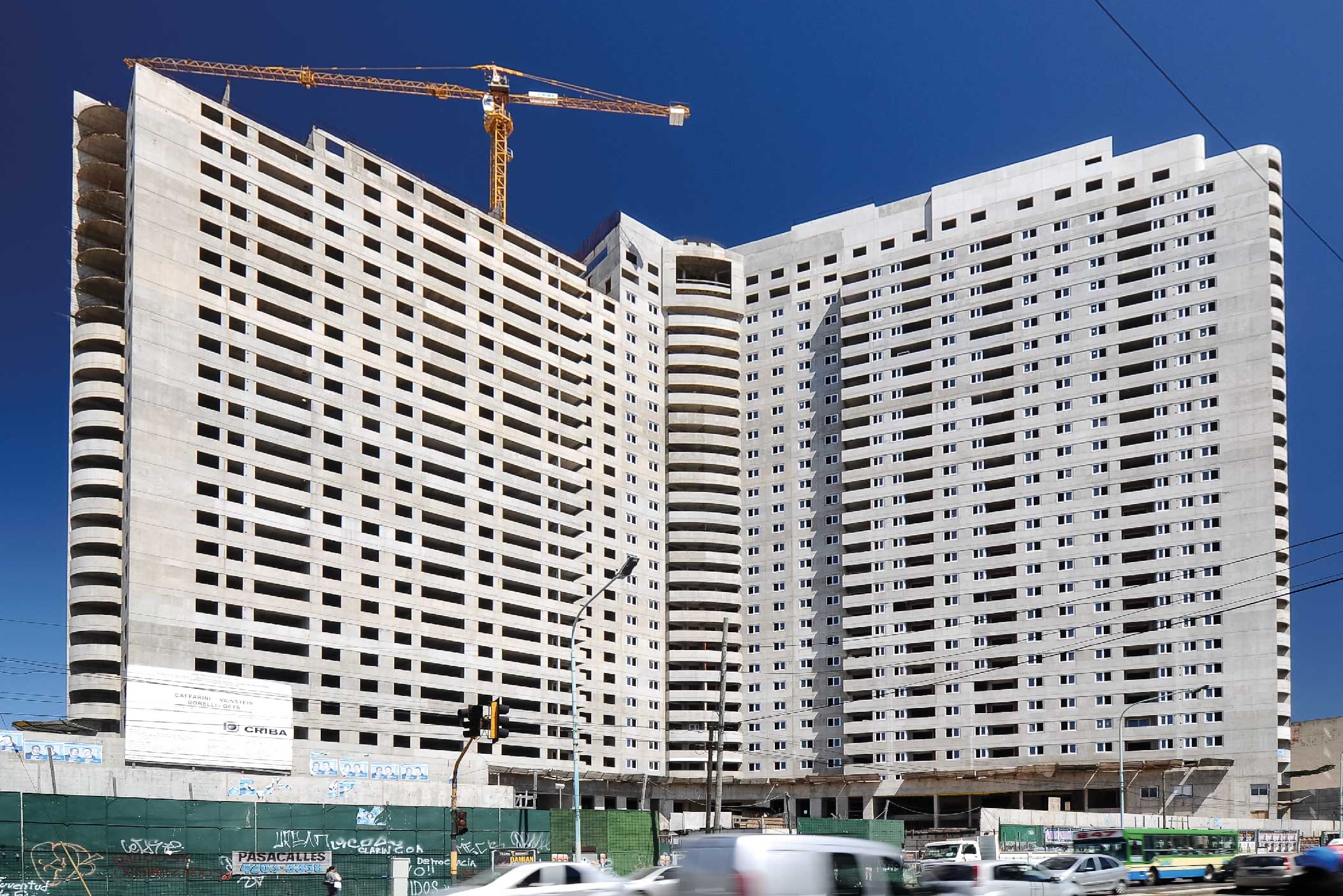 Torres de Estrella del Sur en construcción, Avellaneda.