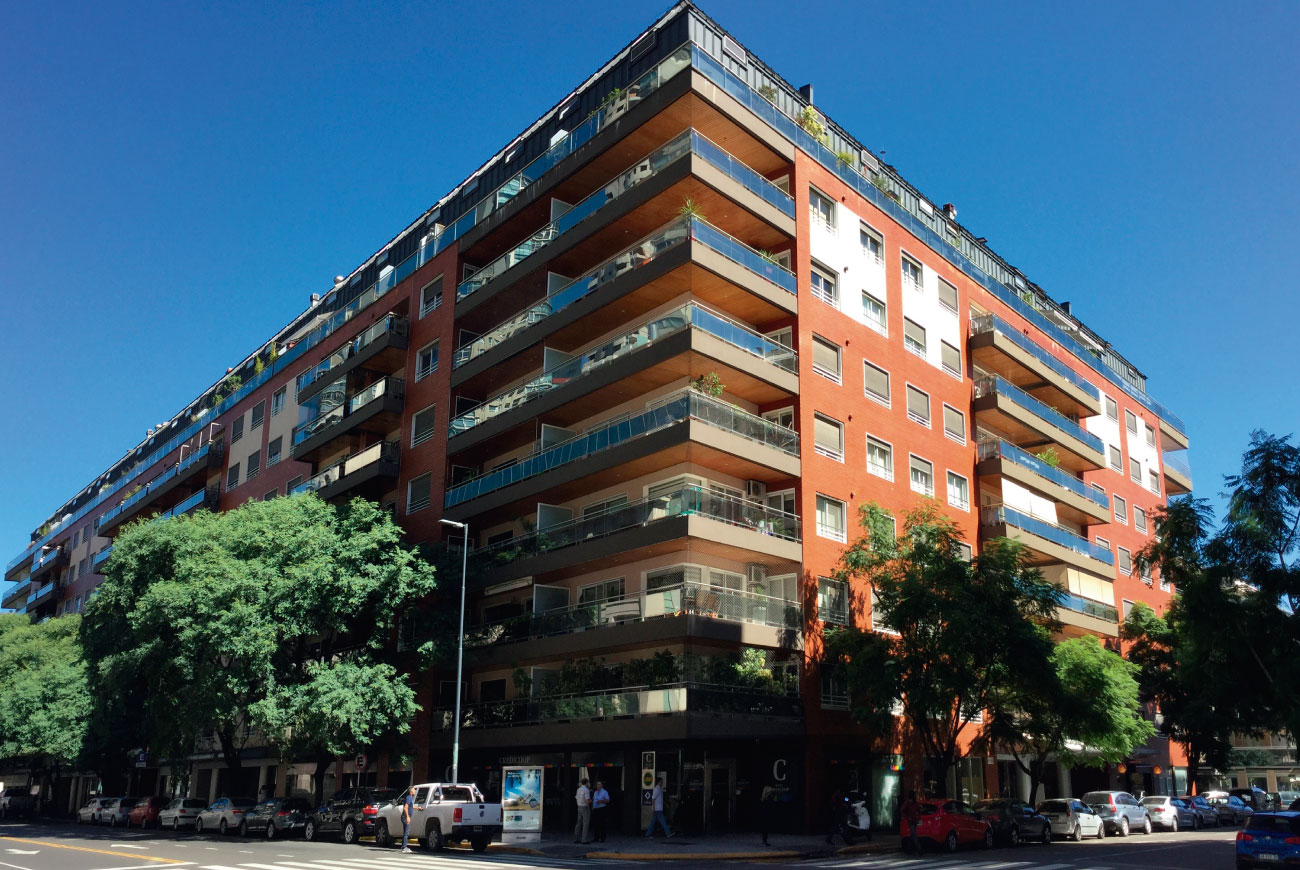 Conjunto residencial Terrazas del Dique en Puerto Madero.